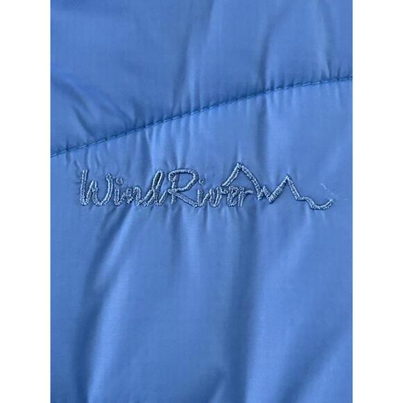 Wind River Quilted Puffer Vest T-Max Blue Athleisure Layering M - Picture 4 of 7